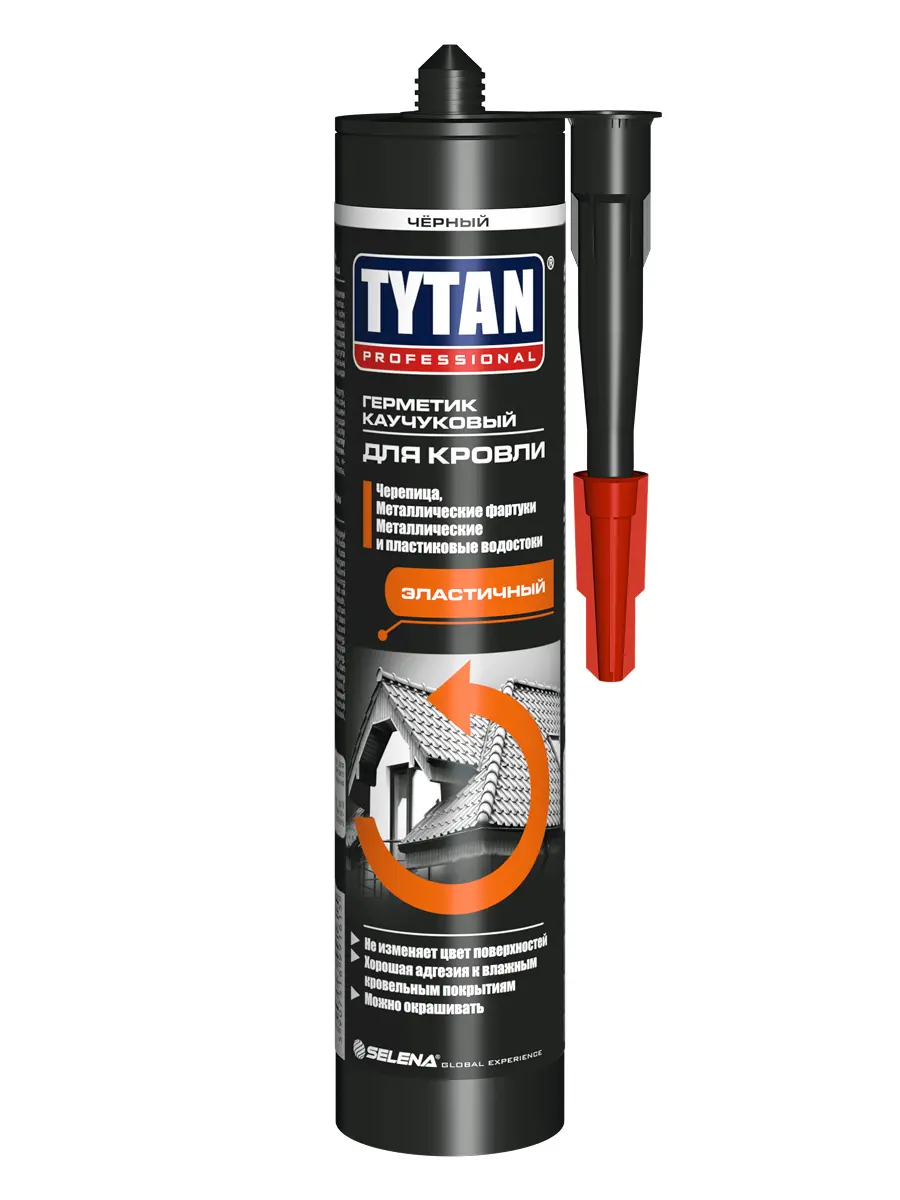 Герметик каучуковый TYTAN Professional для кровли коричневый 310 мл